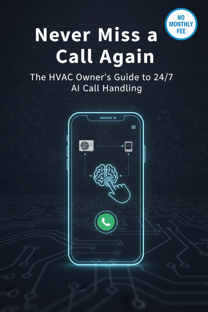 HVAC Owner's Guide to 24/7 AI Call Handling - digital PDF guide cover
